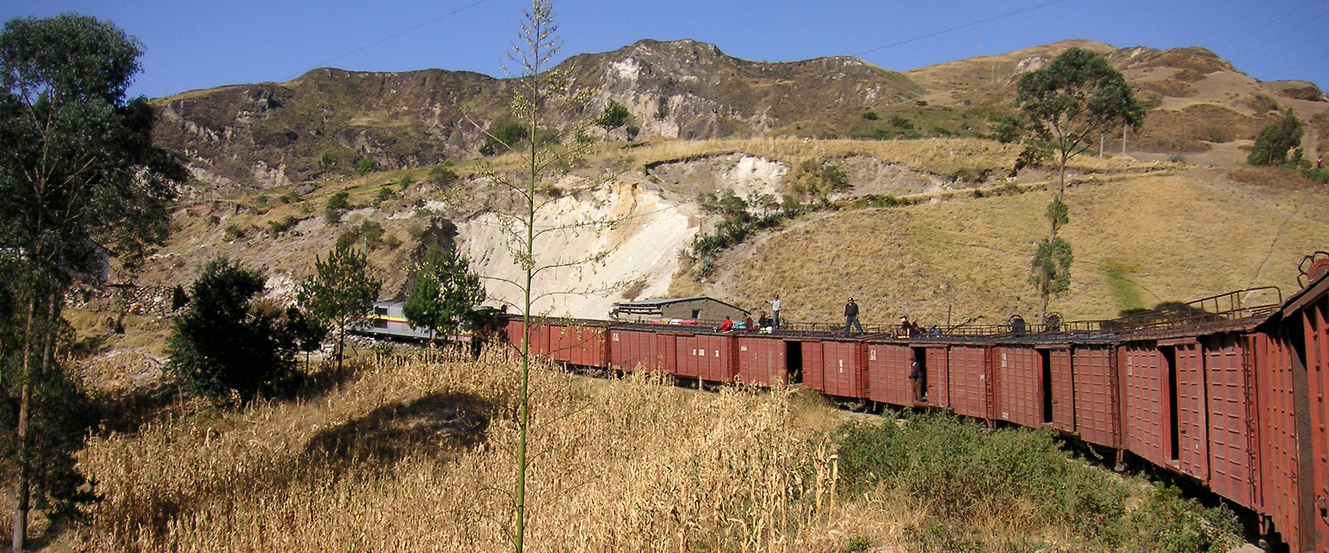 Ecuador Andes Train Landscape
